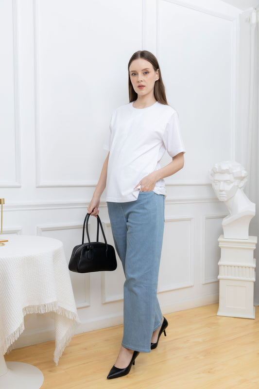Moko Baggy maternity denim